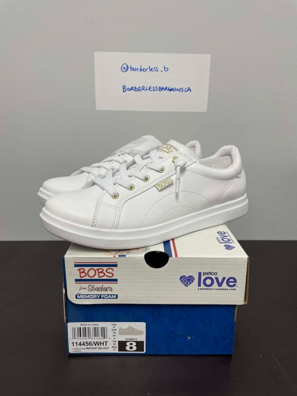Women's Skechers BOBS D'Vine Instant Delight White (114456/WHT)